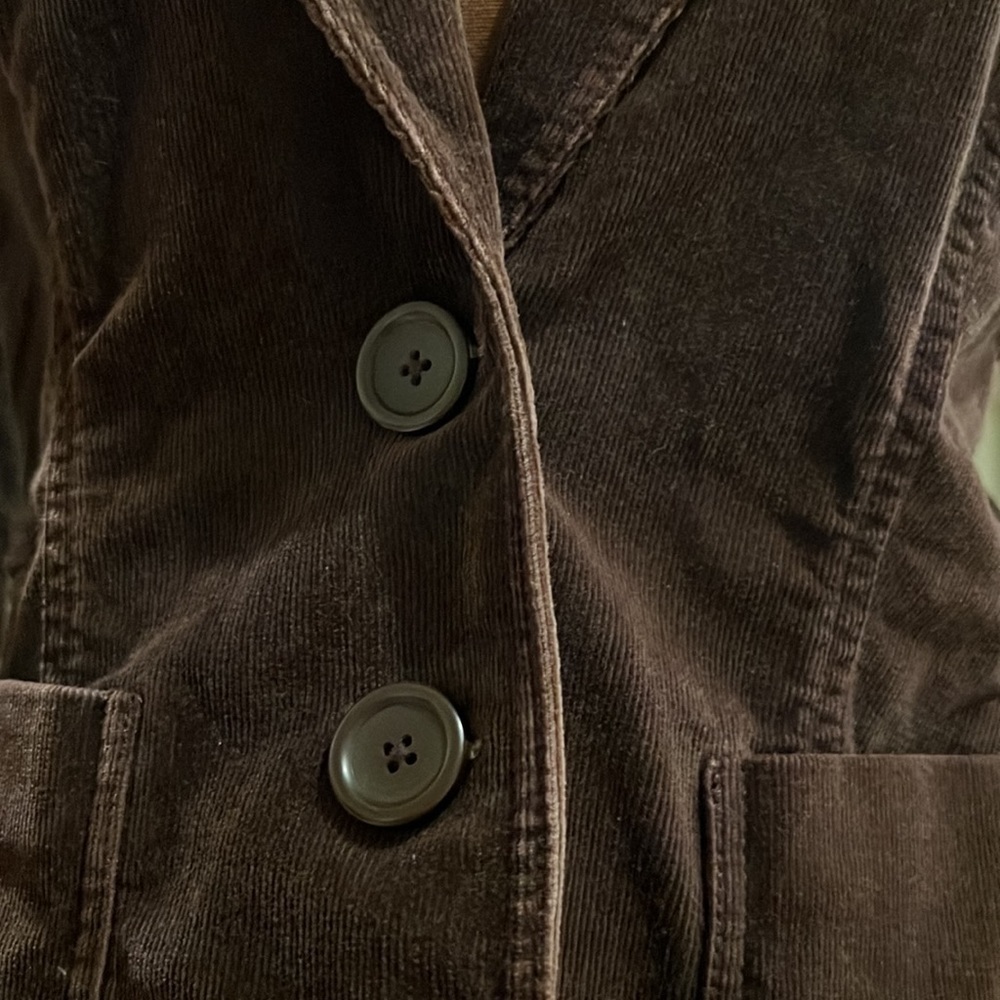 Preloved Express Design Studio Brown Corduroy Bla… - image 7